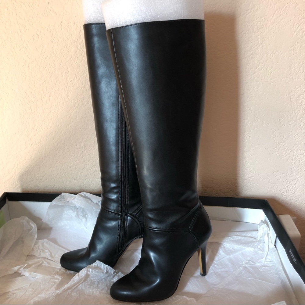 Black Knee High Boots